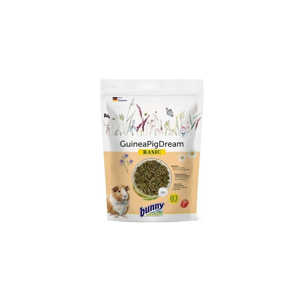 Bunny GuineaPigDream merisea täissööt, 600 g - Tootepilt