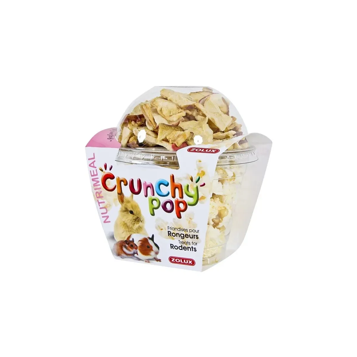 Zolux Crunchy näriliste maius õuna ja popkorniga,  200 g - Tootepilt
