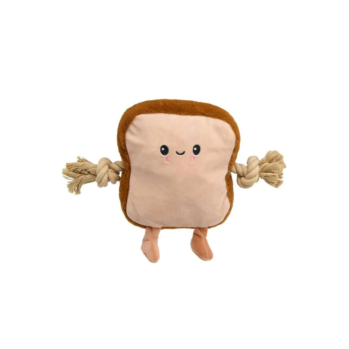 Little & Bigger BreakfastClub koera mänguasi röstsai nööriga - Tootepilt