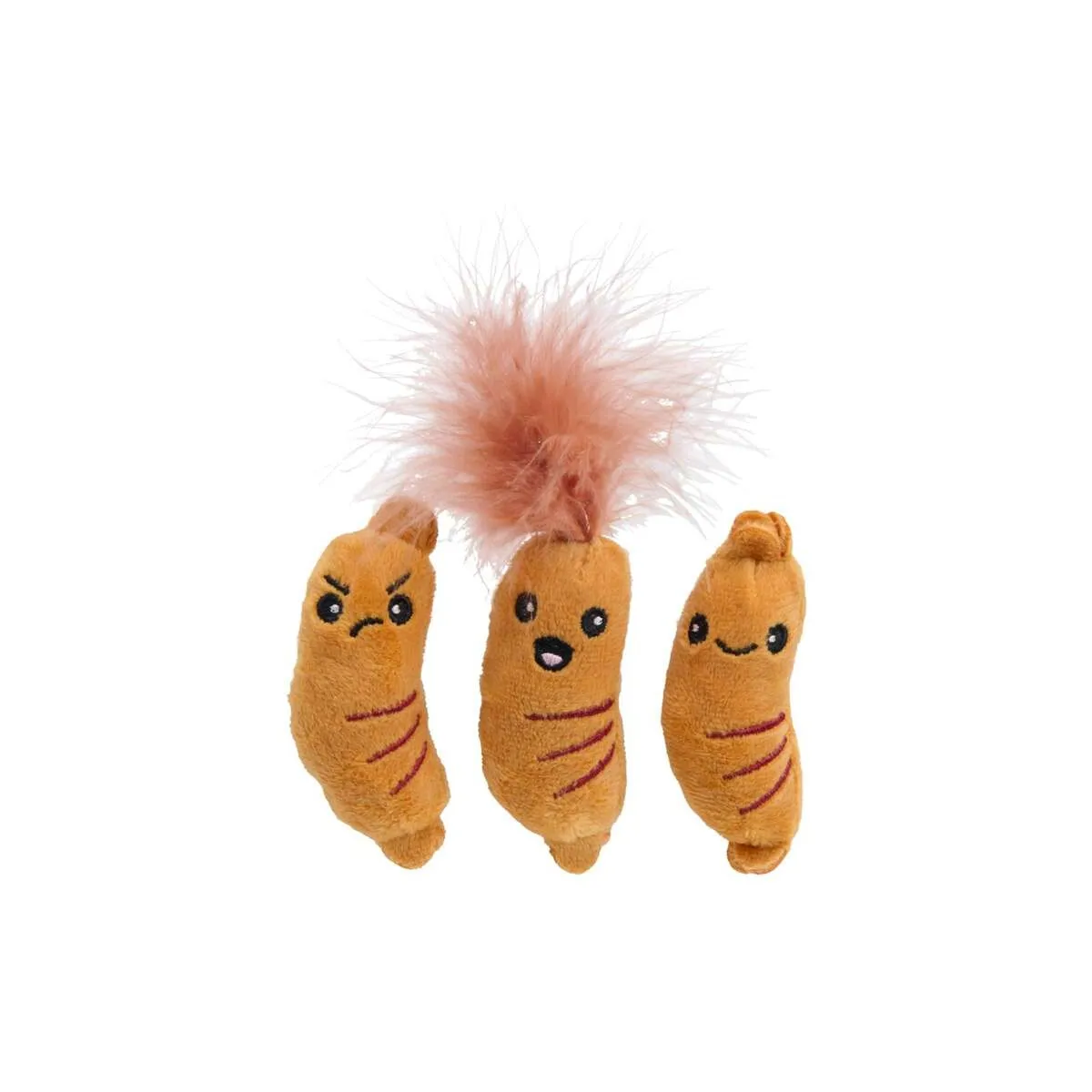 Little & Bigger BreakfastClub kassi mänguasi minivorstid, 3 tk - Tootepilt