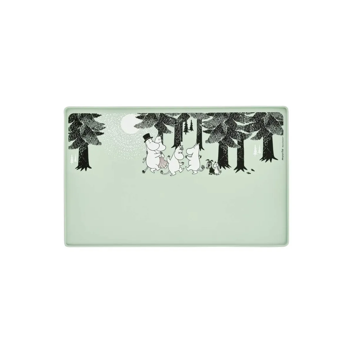 Moomin Friends & Parties kausside alusmatt 48x30 cm - Tootepilt