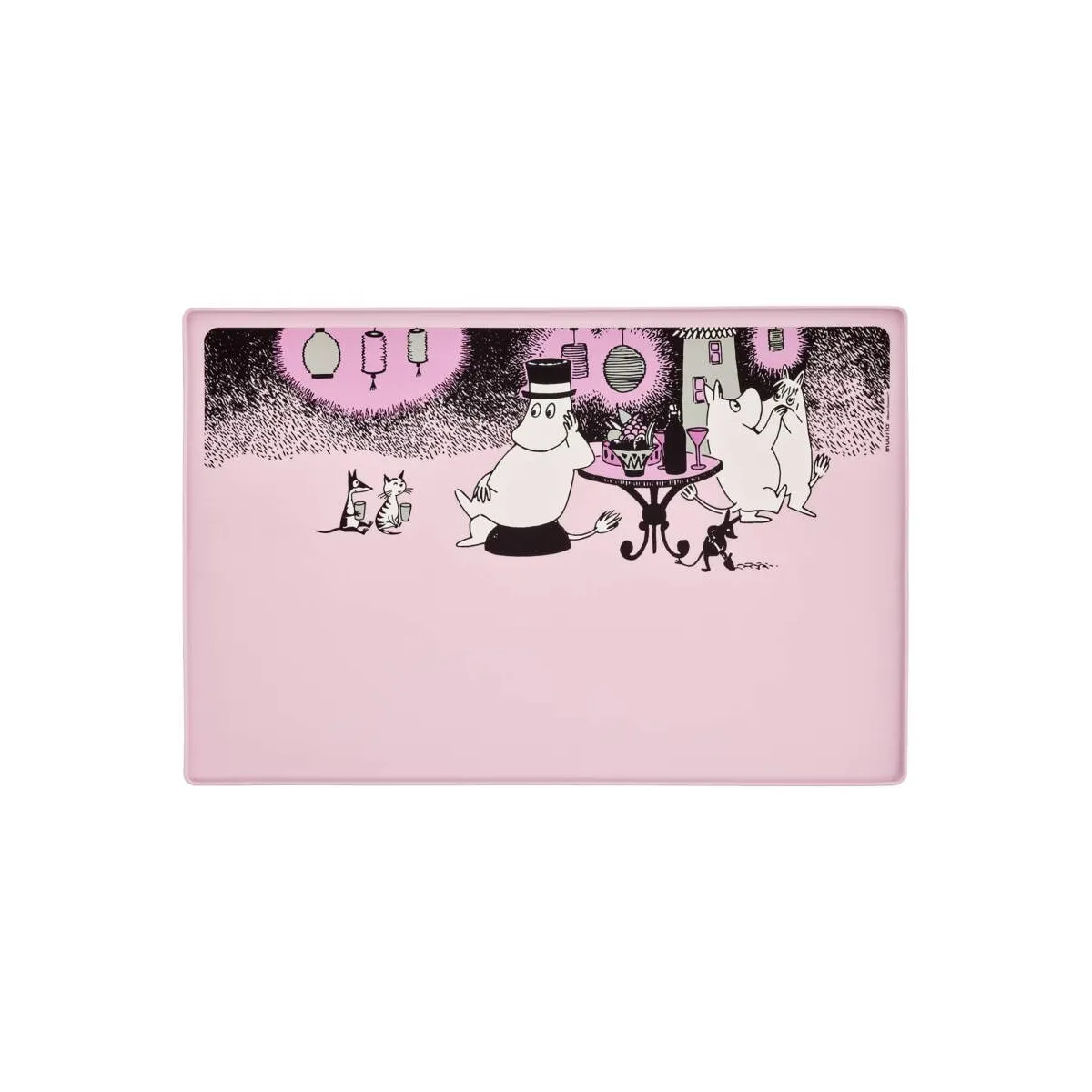 Moomin Friends & Parties kausside alusmatt 60x40 cm - Tootepilt