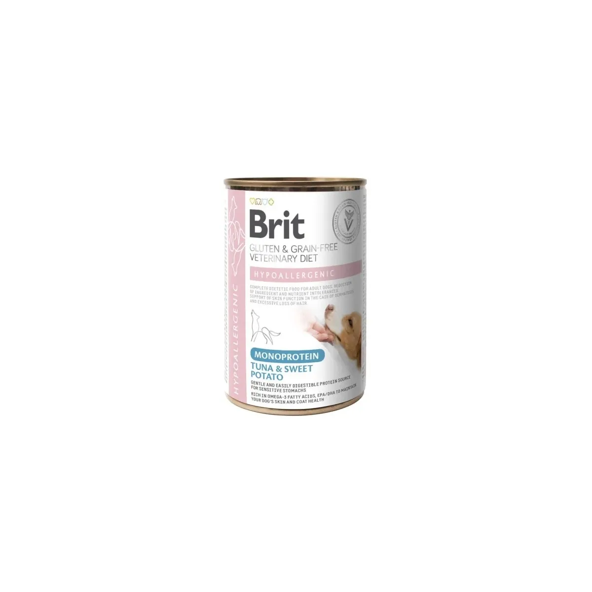 Brit GF Hypo Mono erisööt, konserv koerale, tuunikala/bataat, 400 g - Tootepilt 1
