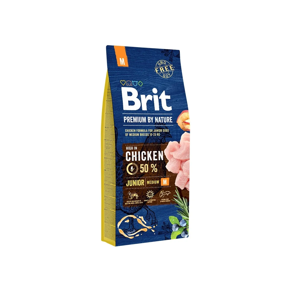 Brit Premium kuivtoit keskmist tõugu kutsikatele, 15 kg - Tootepilt