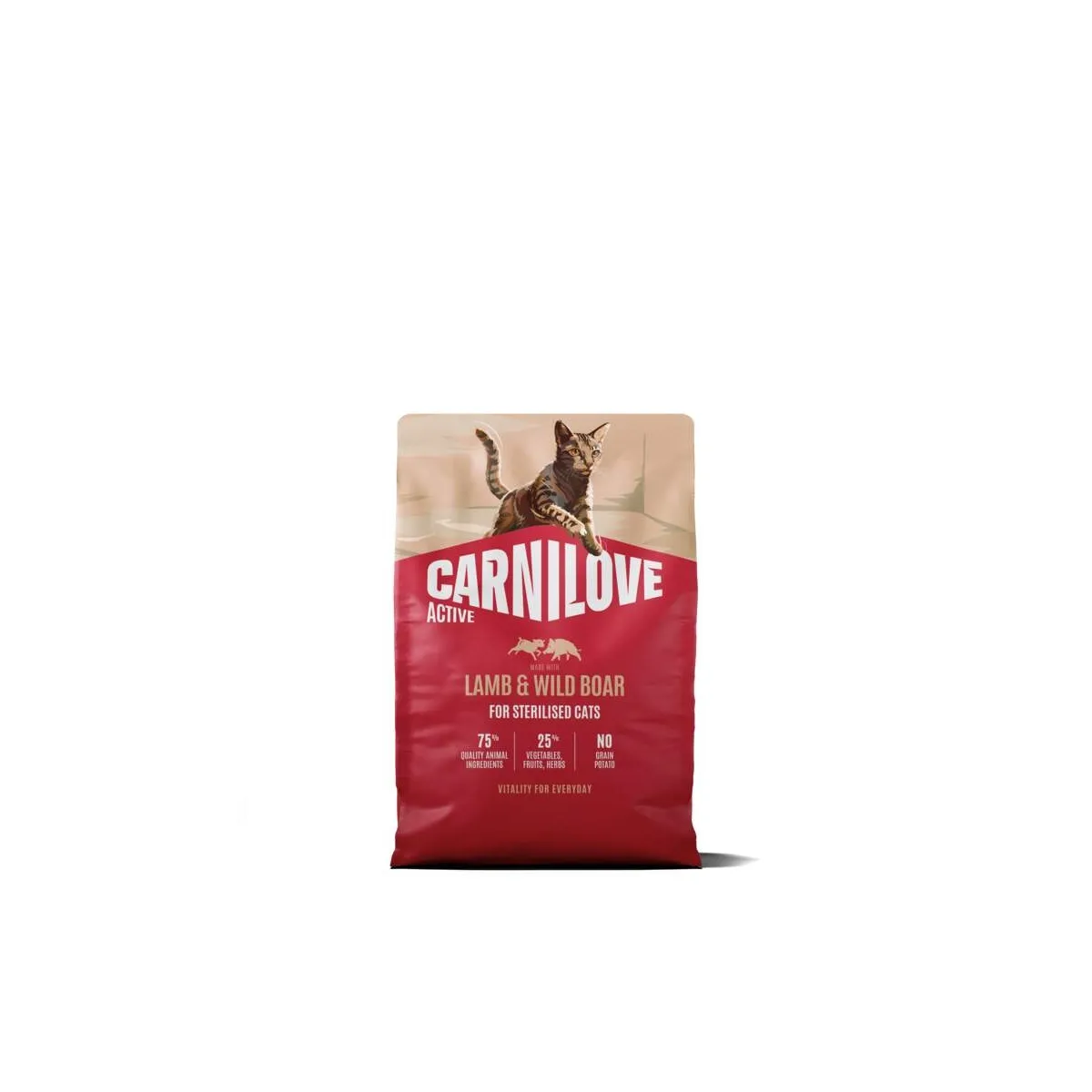 Carnilove Active kassi kuivtoit, lammas/metssiga, 2 kg - Tootepilt