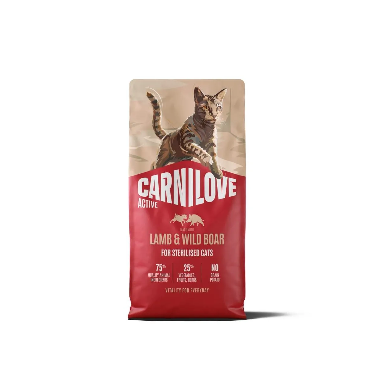 Carnilove Active kassi kuivtoit, lammas/metssiga, 6 kg - Tootepilt