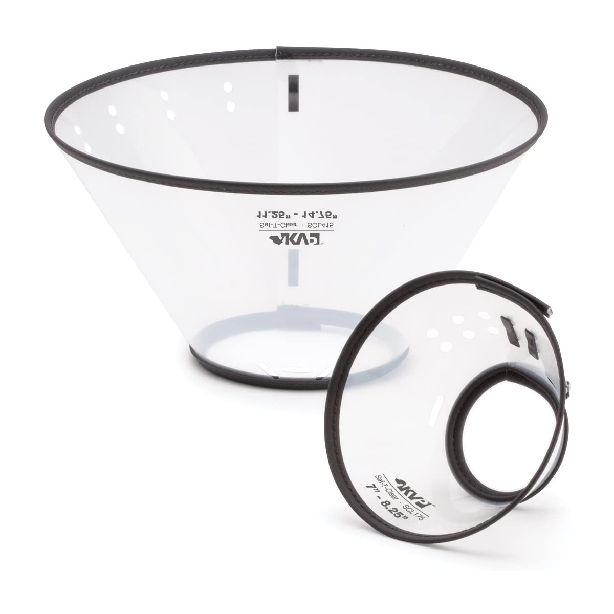 KVP koera plastkrae, kanditud, 25 cm - Tootepilt