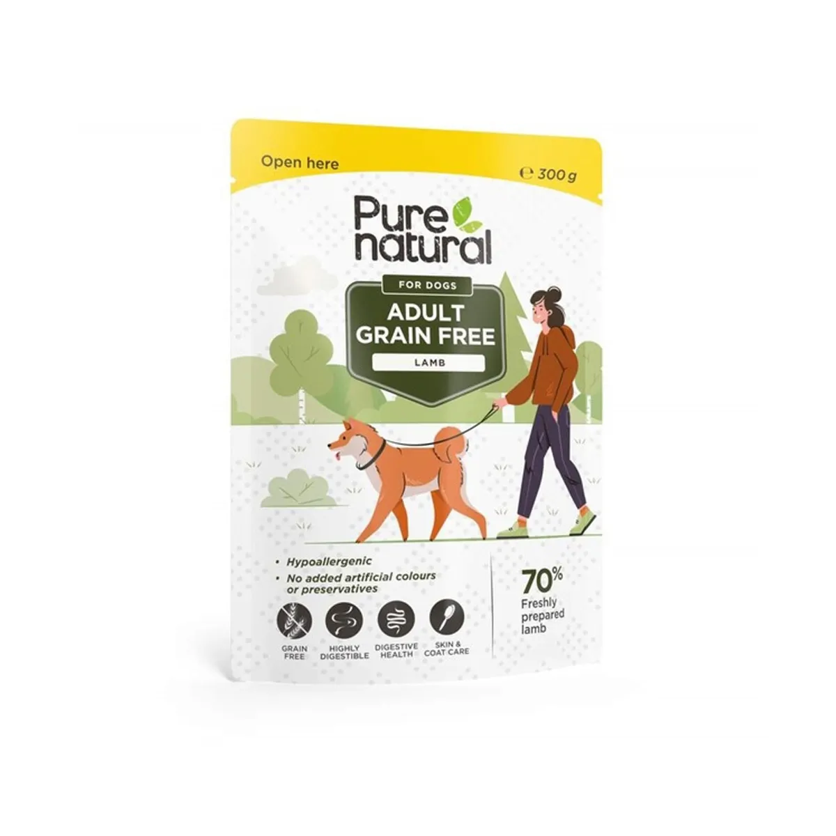 Purenatural koera einekotike, lammas, teraviljavaba, 300 g - Tootepilt