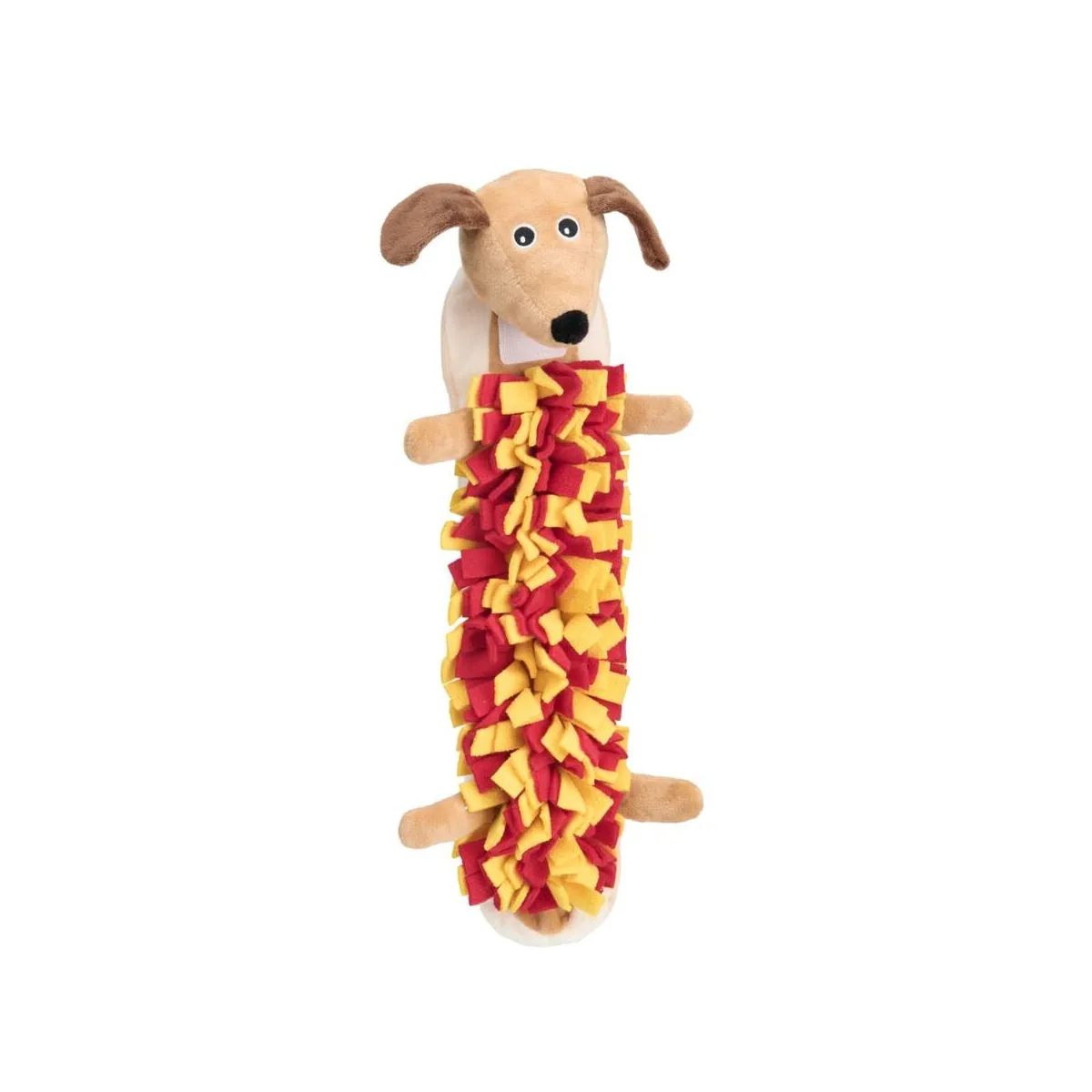 Little & Bigger koera mänguasi, Tasty Feast Puzzle Hot Dog, 47 cm - Tootepilt