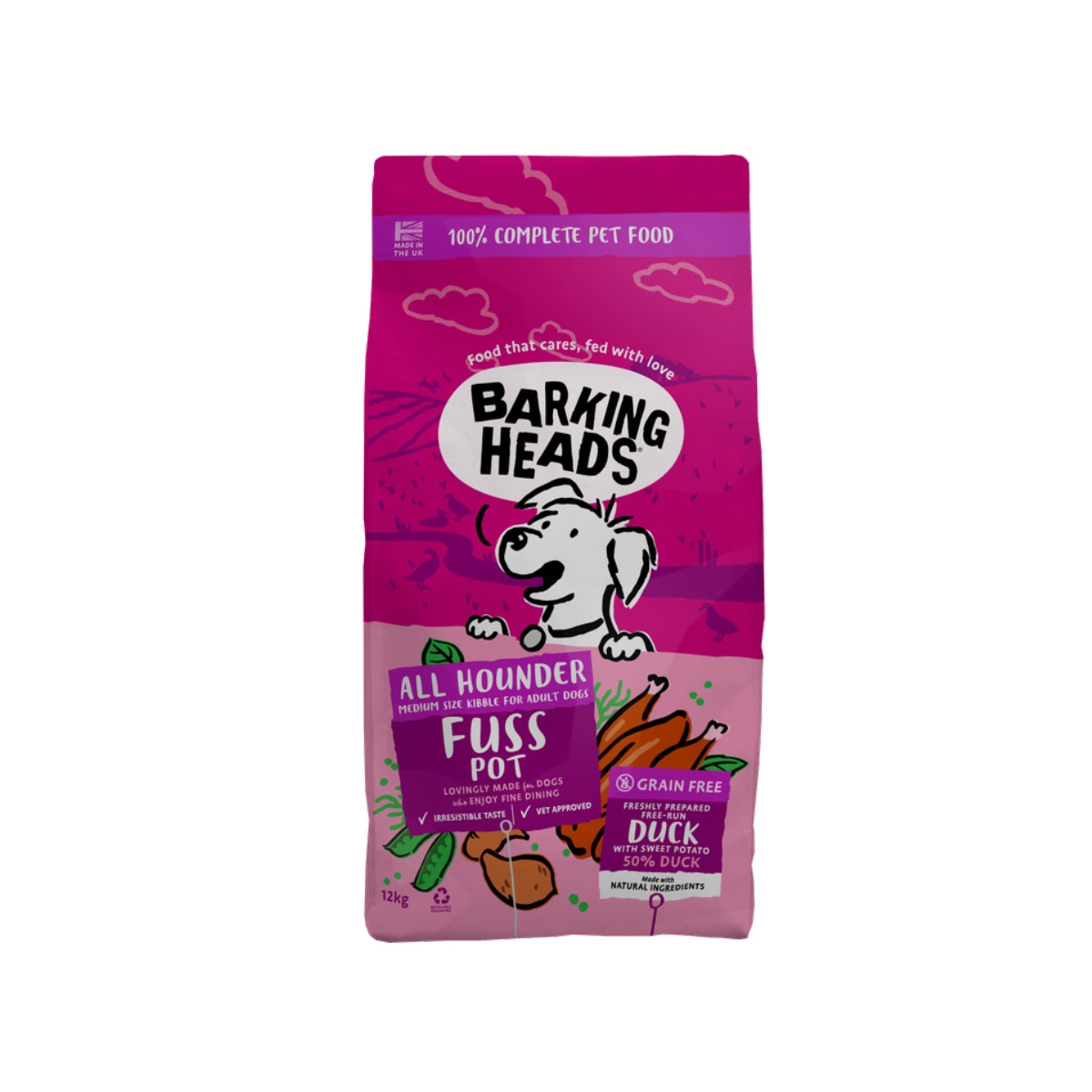 Barking Heads Doggylicious Duck koeratoit 12 kg - Tootepilt 1