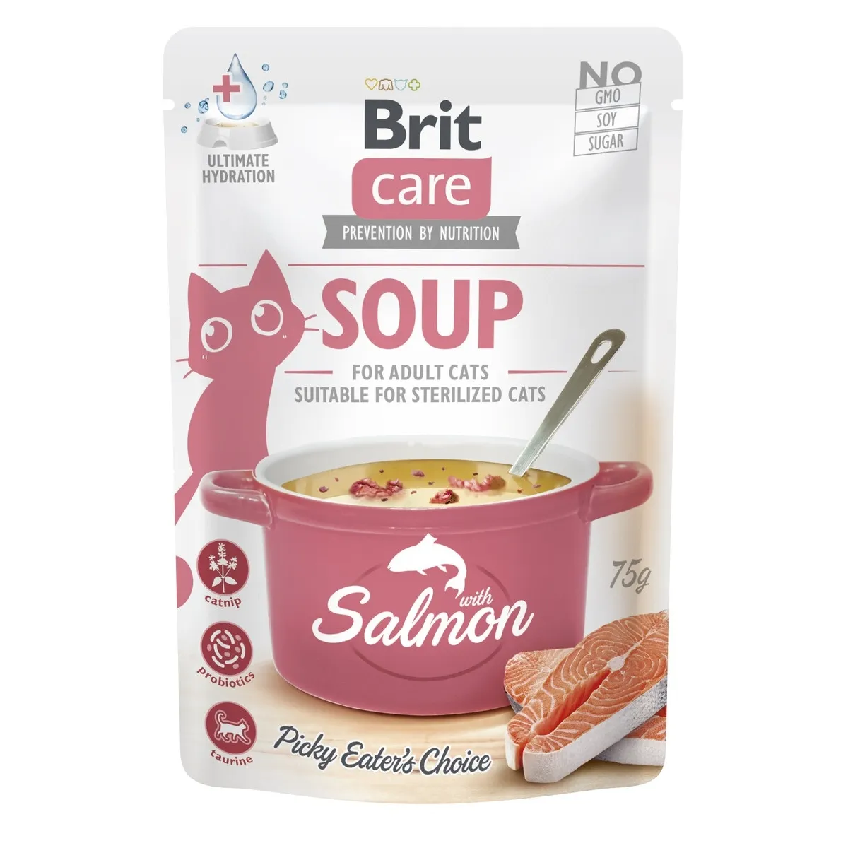 Brit Care supp kassile lõhega, 75 g - Tootepilt