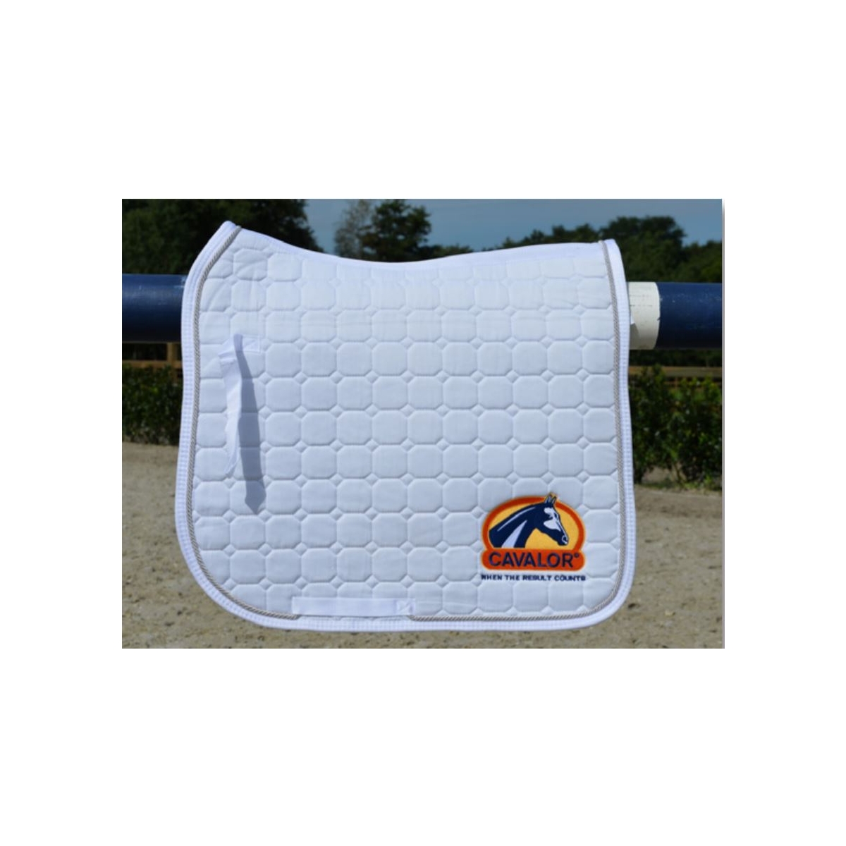 Cavalor hobuse valtrap cob/full koolisõidu valge - Tootepilt