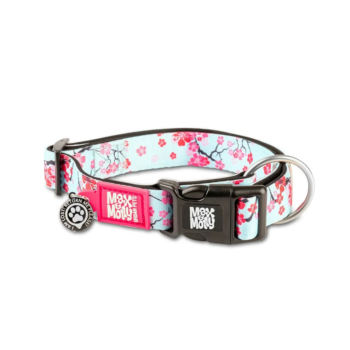 Max&Molly koera kaelarihm Smart ID Cherry Bloom XS, 22-35cm - Tootepilt
