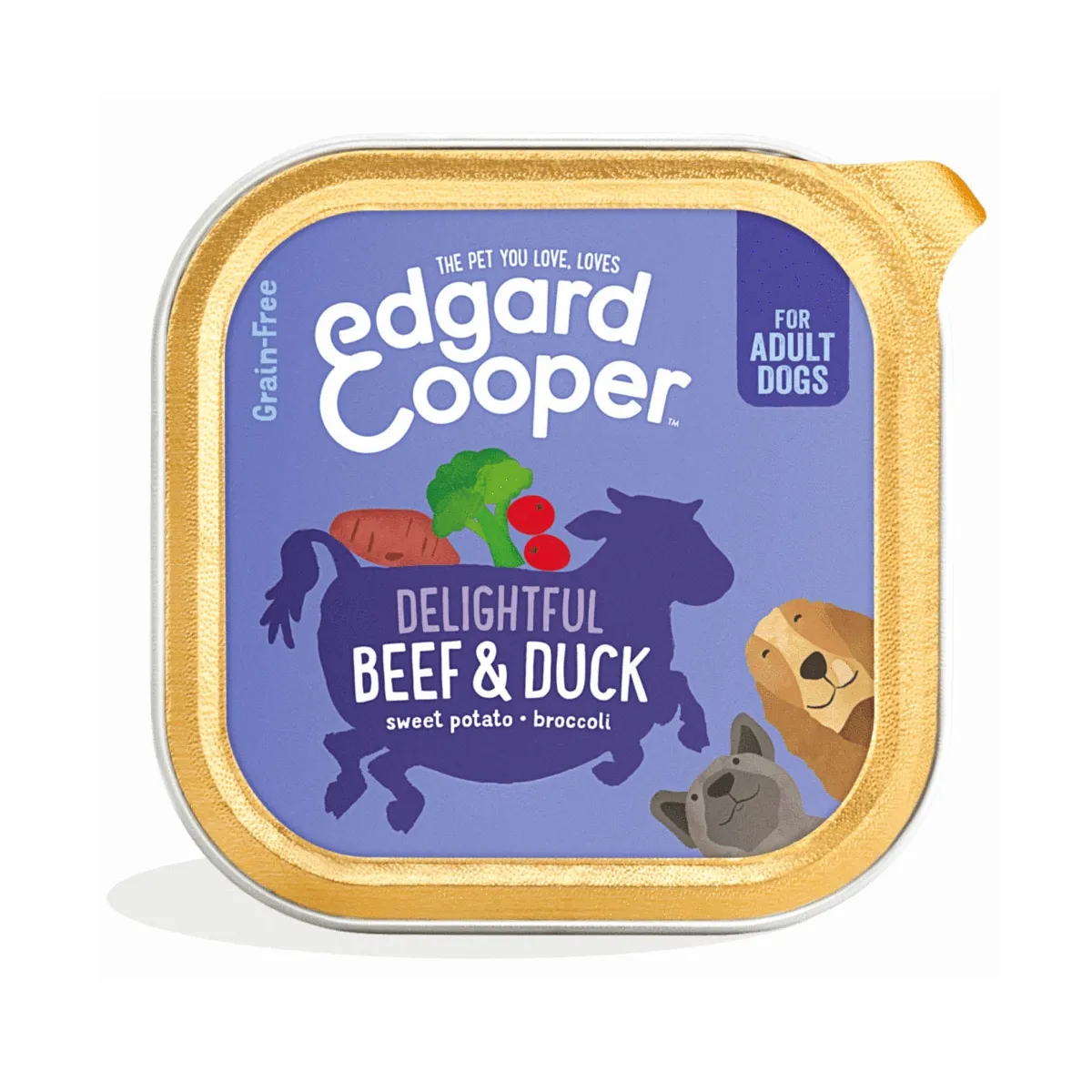 Edgard Cooper konserv koerale, looma- ja pardilihaga 150 g - Tootepilt