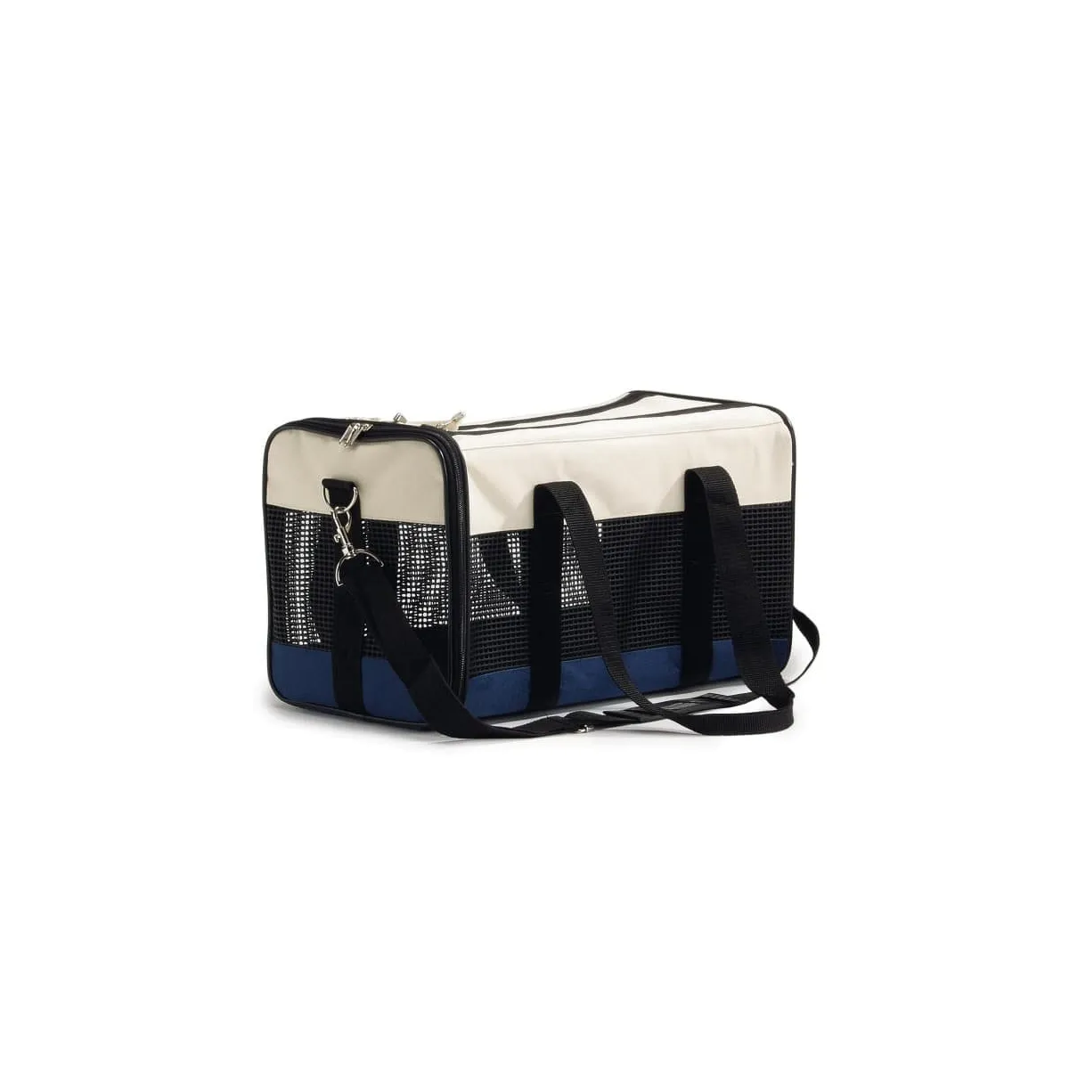 Beeztees Travel Carrier nailonist reisikott, beež/sinine - Tootepilt