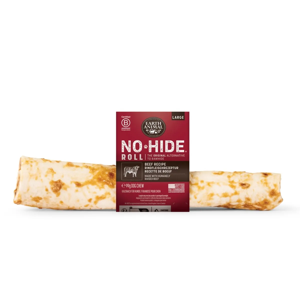 No-Hide närimispulk koerale, veis, L - Tootepilt