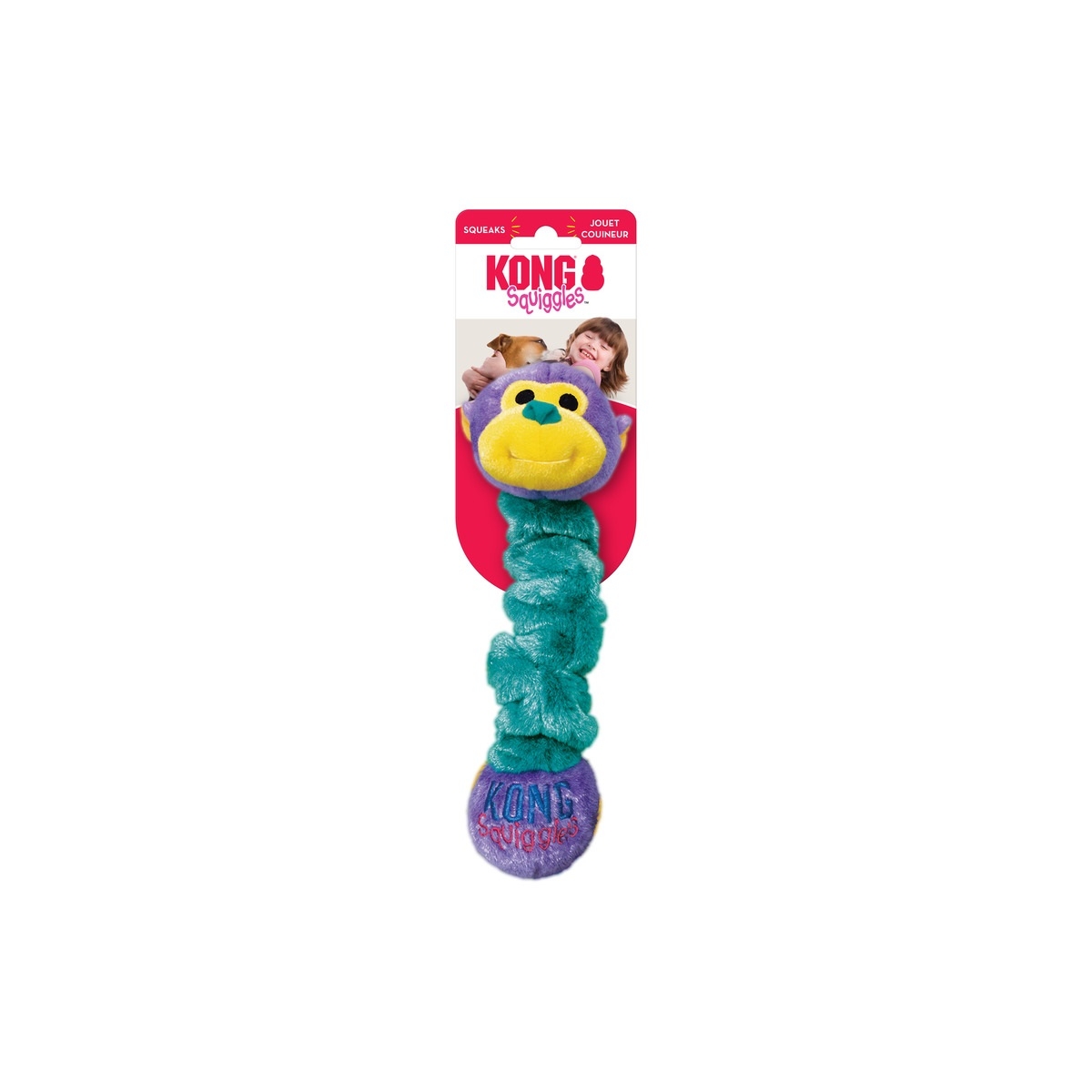 KONG Squiggles mänguasi koertele S - Tootepilt 1