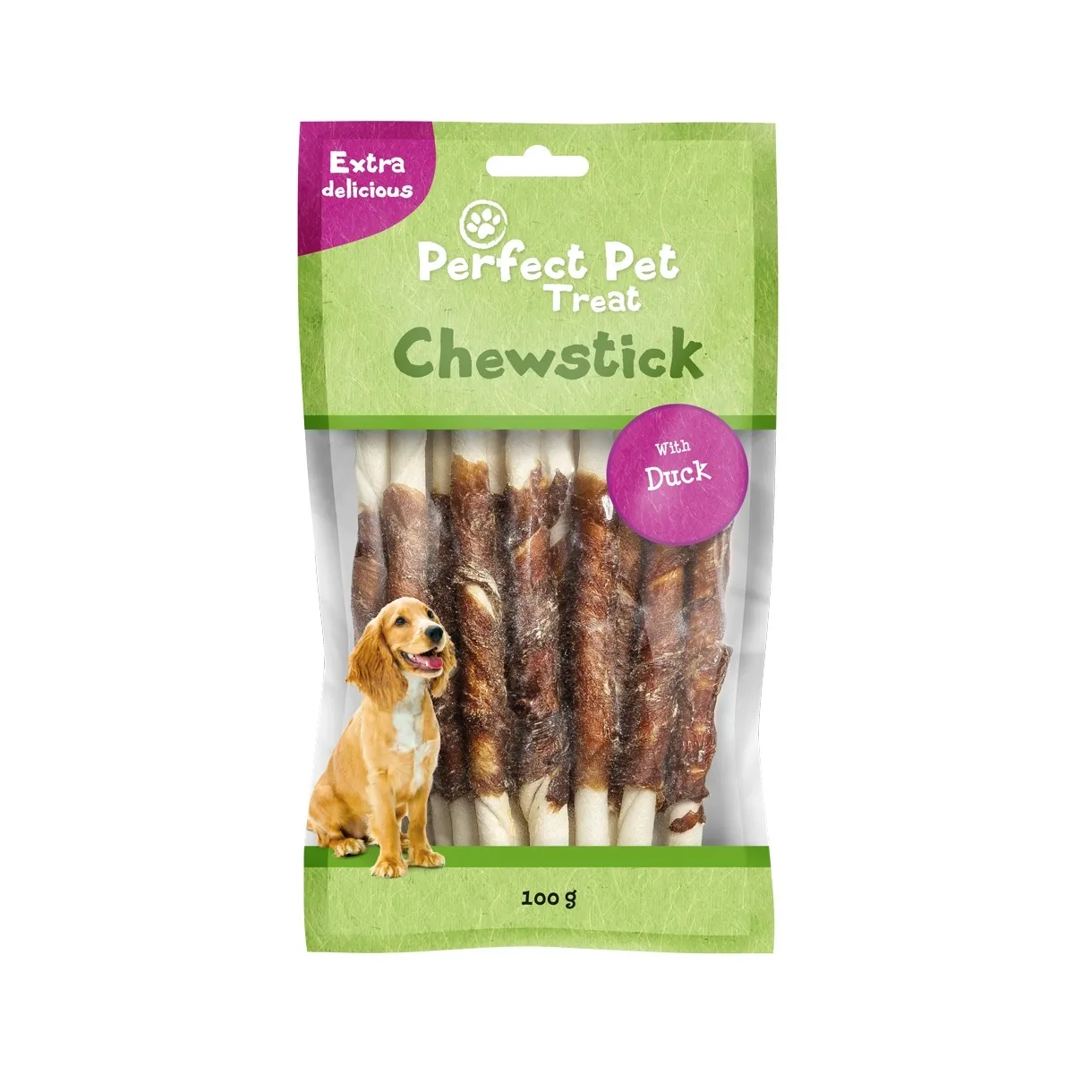 Perfect Pet Wrapped koera närimispulk, part, 11 tk, 100 g - Tootepilt