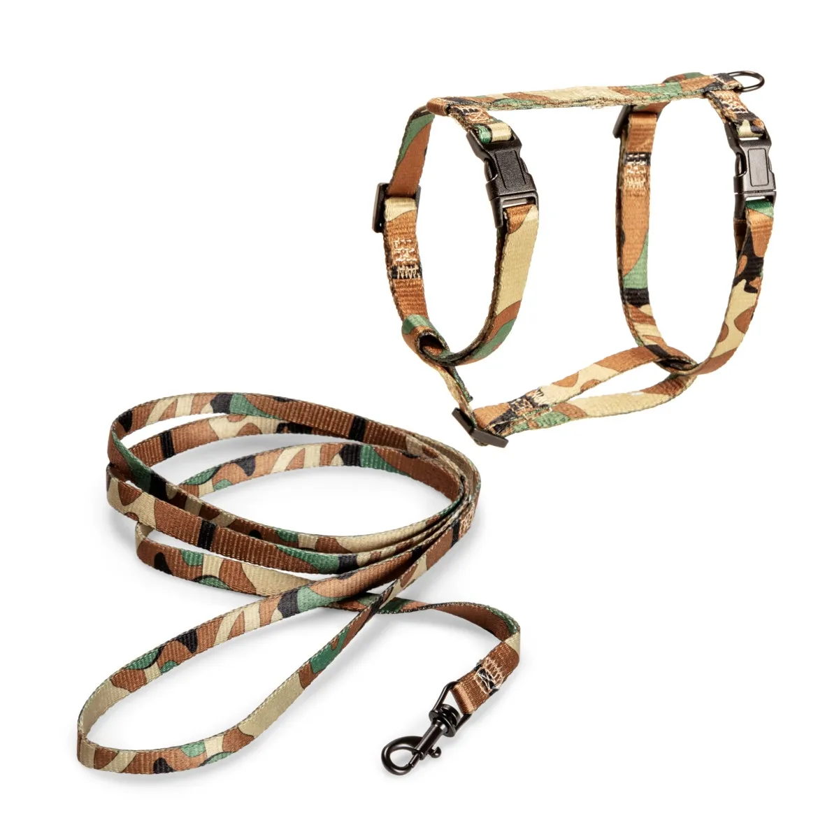 Basic kassi traksid ja jalutusrihm mustriga, L, camo - Tootepilt