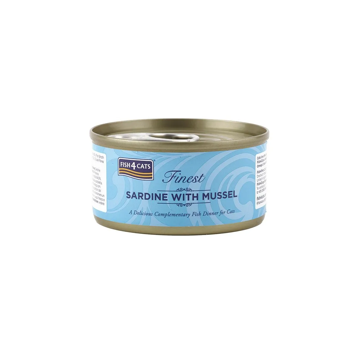 Fish4Cats konserv kassile, sardiinide ja molluskitega, 70 g - Tootepilt 1