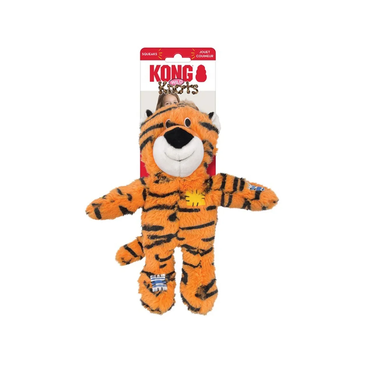 KONG Wild Knots Tiger koera mänguasi, M/L - Tootepilt