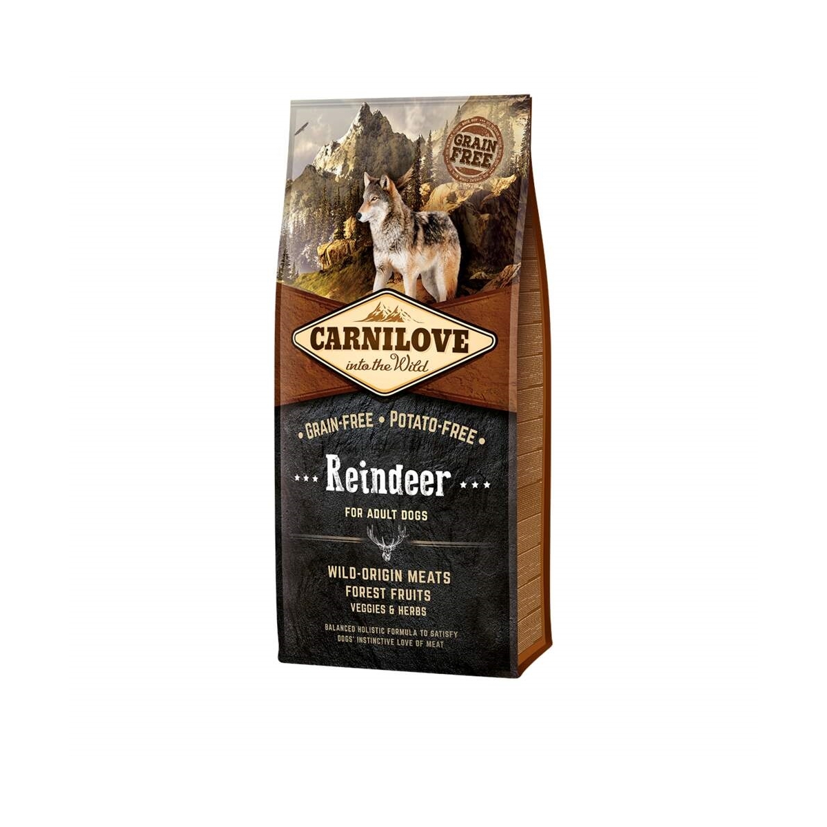Carnilove koera kuivtoit, põhjapõder, 12 kg - Tootepilt
