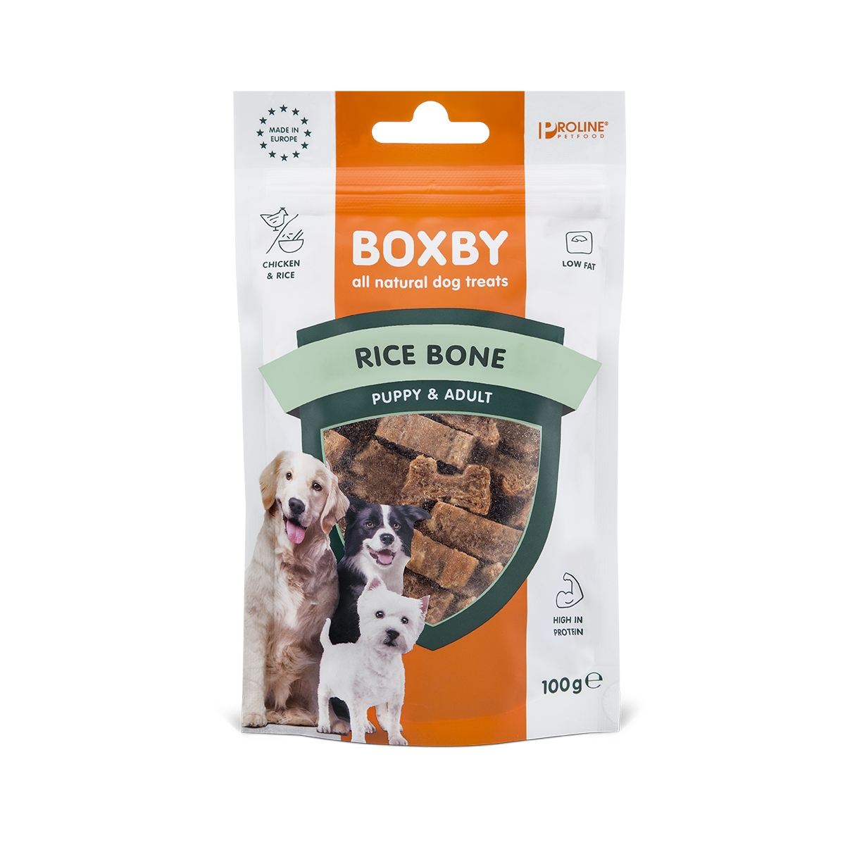 Boxby maius koerale riisikont 100 g