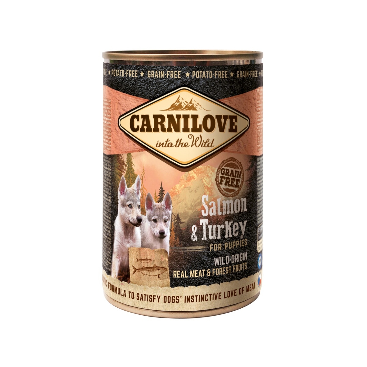 Carnilove kutsikakonserv Wild Meat, lõhe/kalkun, 400 g - Tootepilt