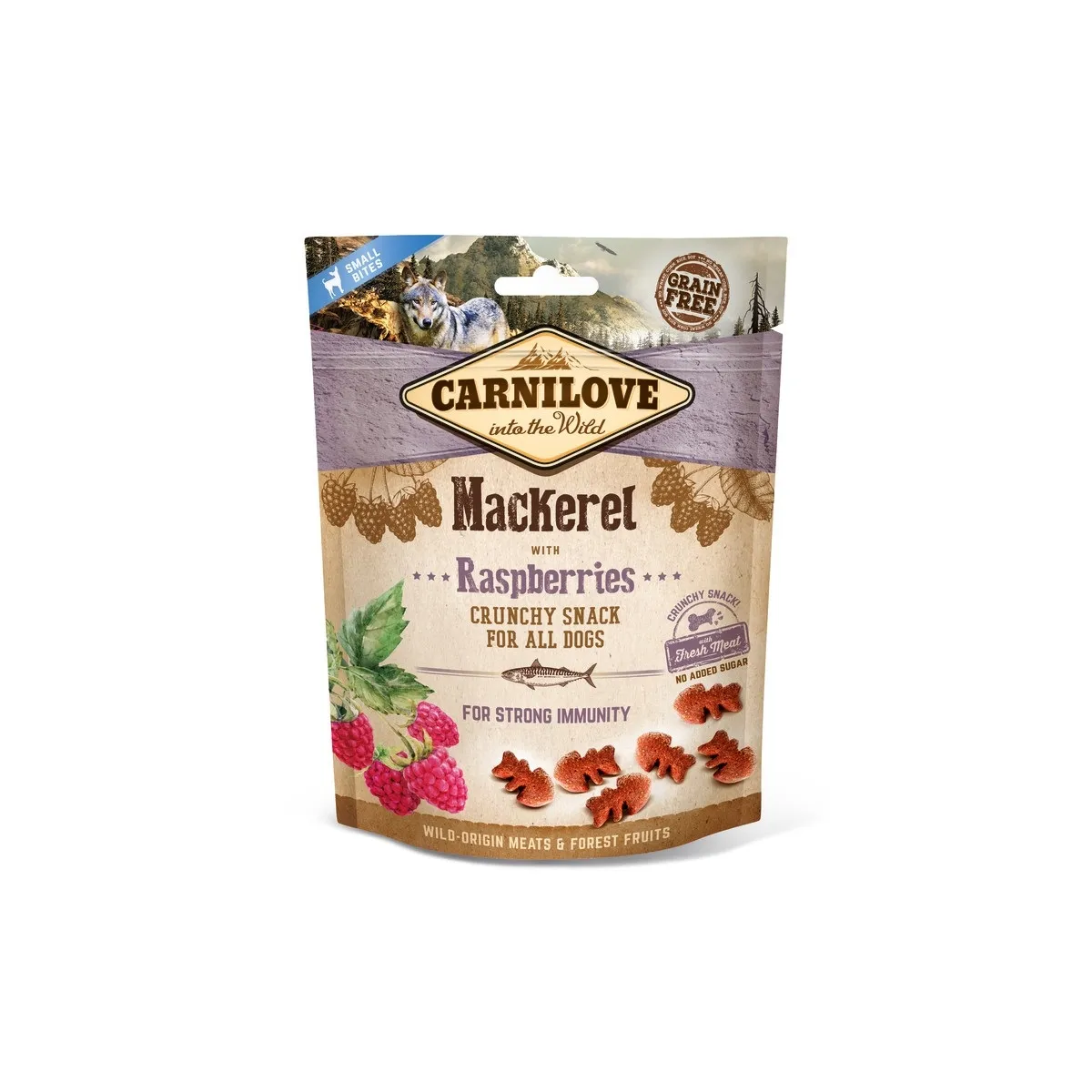 Carnilove koera maius makrelli ja vaarikatega, 200 g - Tootepilt