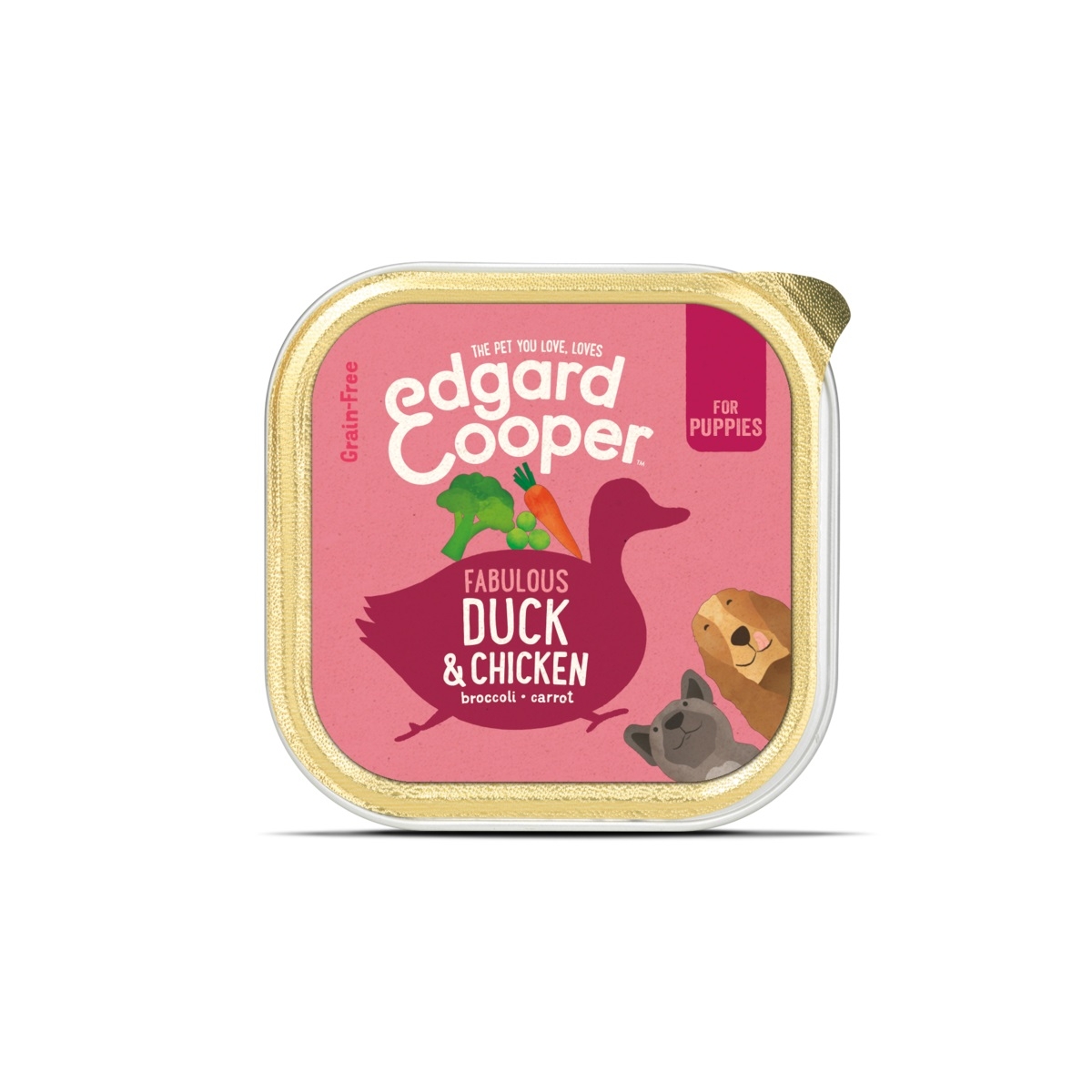Edgard Cooper kutsikakonserv, part/kana, 150 g - Tootepilt