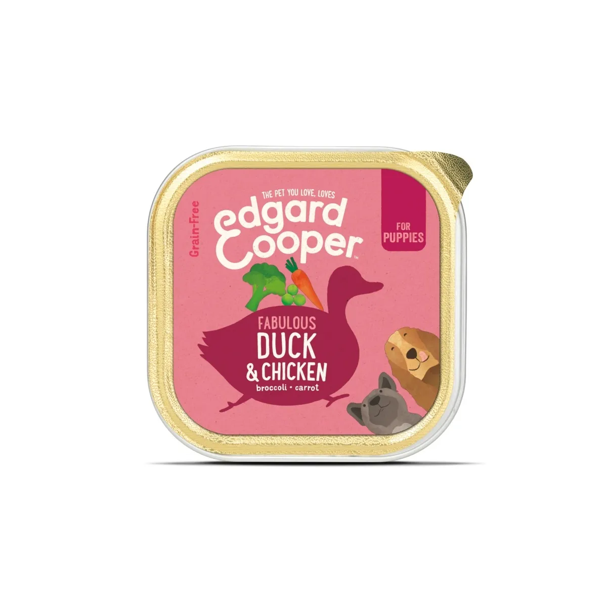 Edgard Cooper kutsikakonserv, part/kana, 150 g - Tootepilt