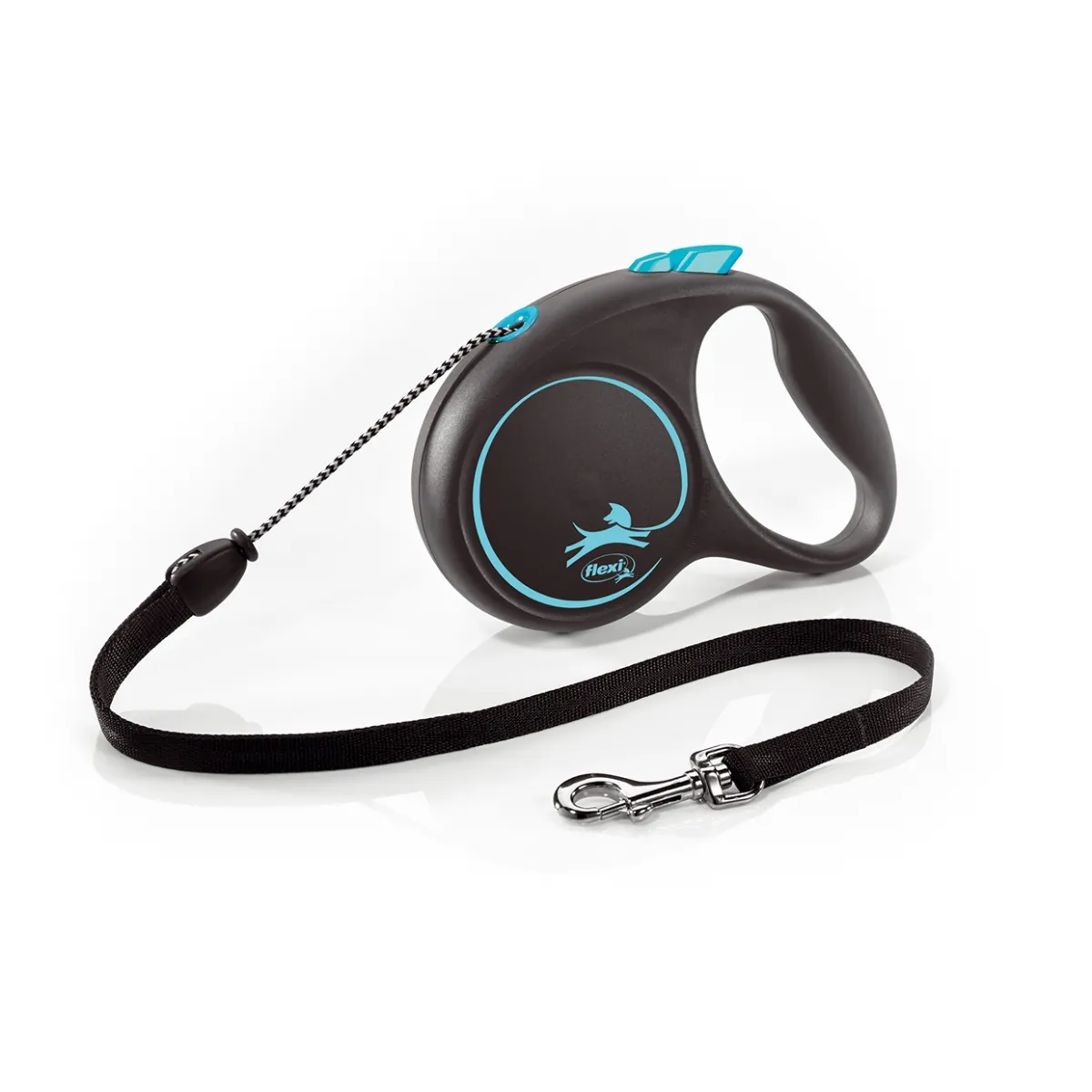 Flexi Black Design nöörrihm S 5 m, sinine - Tootepilt