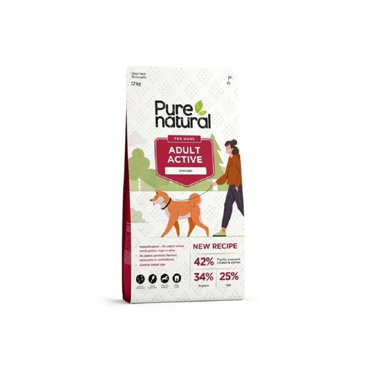 Purenatural Active koera kuivtoit, 12 kg - Tootepilt 1