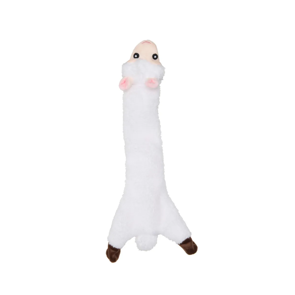 Little & Bigger koera mänguasi, 1Earth 4Paws Flatties lammas, S - Tootepilt