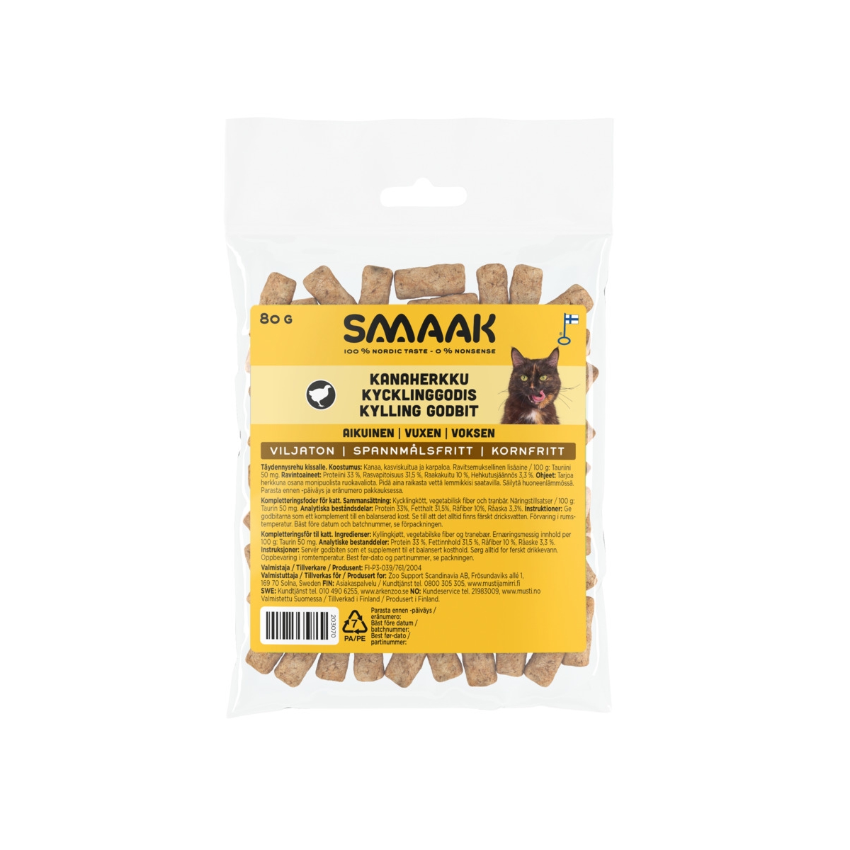 SMAAK kassi maius, kana, 80 g - Tootepilt