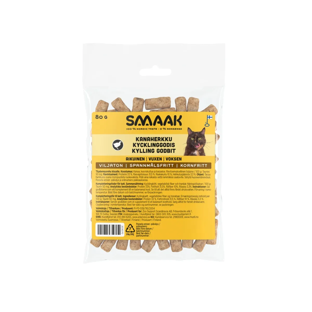 SMAAK kassi maius, kana, 80 g - Tootepilt