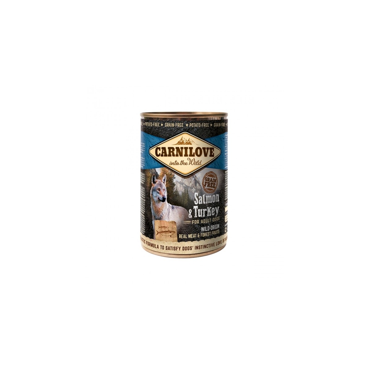 Carnilove koera konserv Wild Meat lõhe ja kalkuniga 400 g - Tootepilt