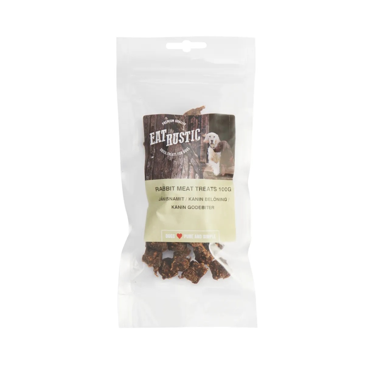 Eat Rustic koera maius, küülikuliha, 100 g - Tootepilt 1