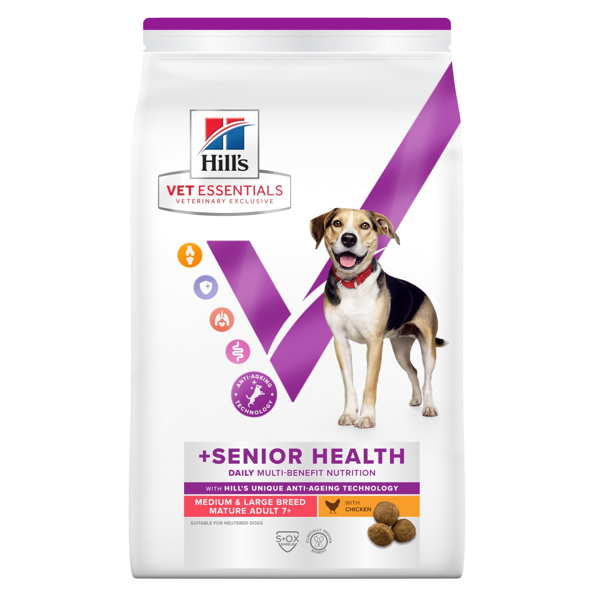 Hill's VE MB täistoit eakatele koertele medium/large kanaga, 2kg - Tootepilt