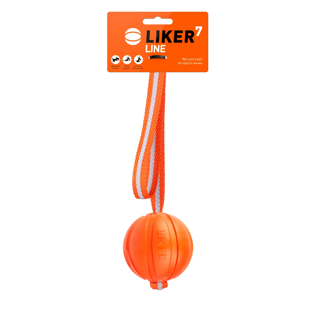 Collar Likers Line pikema nööriga pall 7 cm - Tootepilt