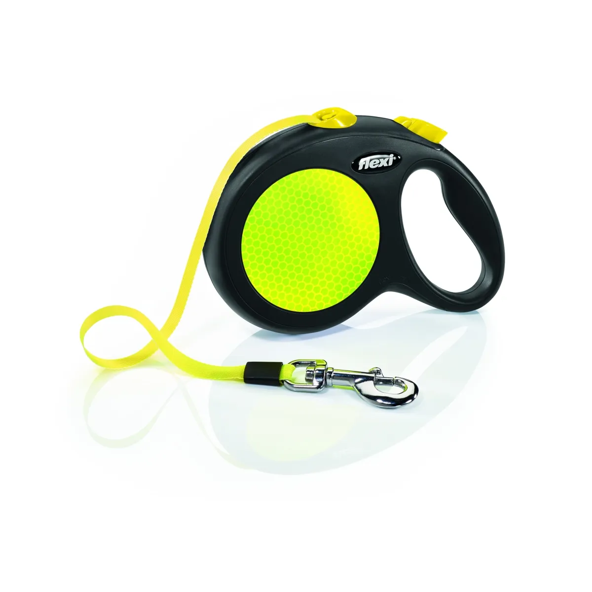 Flexi Classic Neon lintrihm L/5 m, kollane - Tootepilt