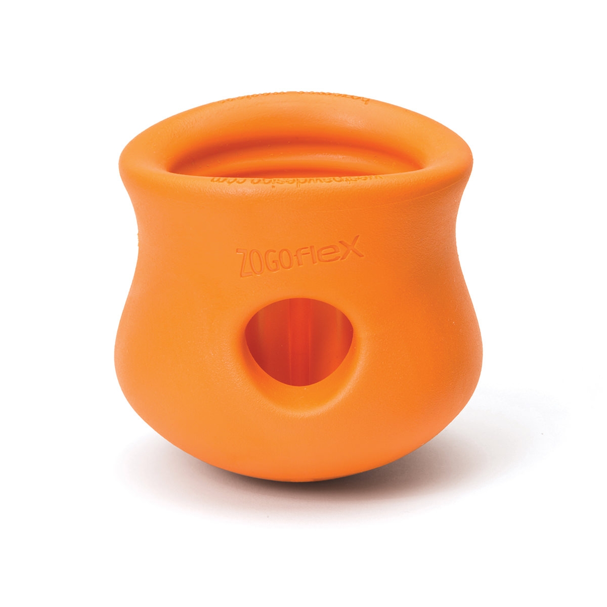 West Paw Toppl kummist mänguasi koertele L, 9 cm, oranž - Tootepilt 1