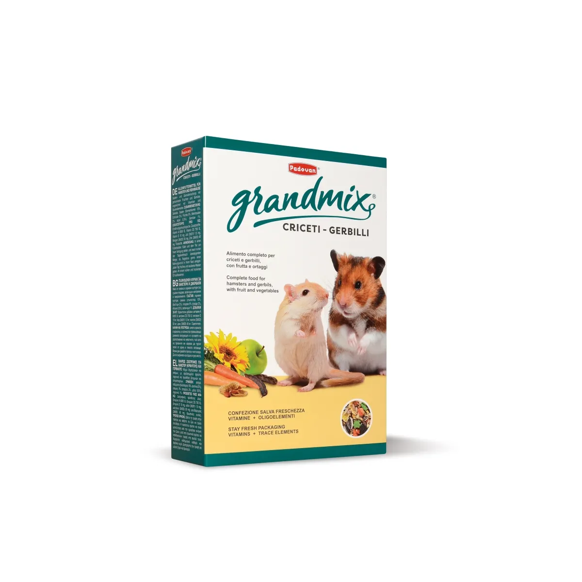 Padovan Grandmix Criceti täistoit väikenärilistele 400 g - Tootepilt