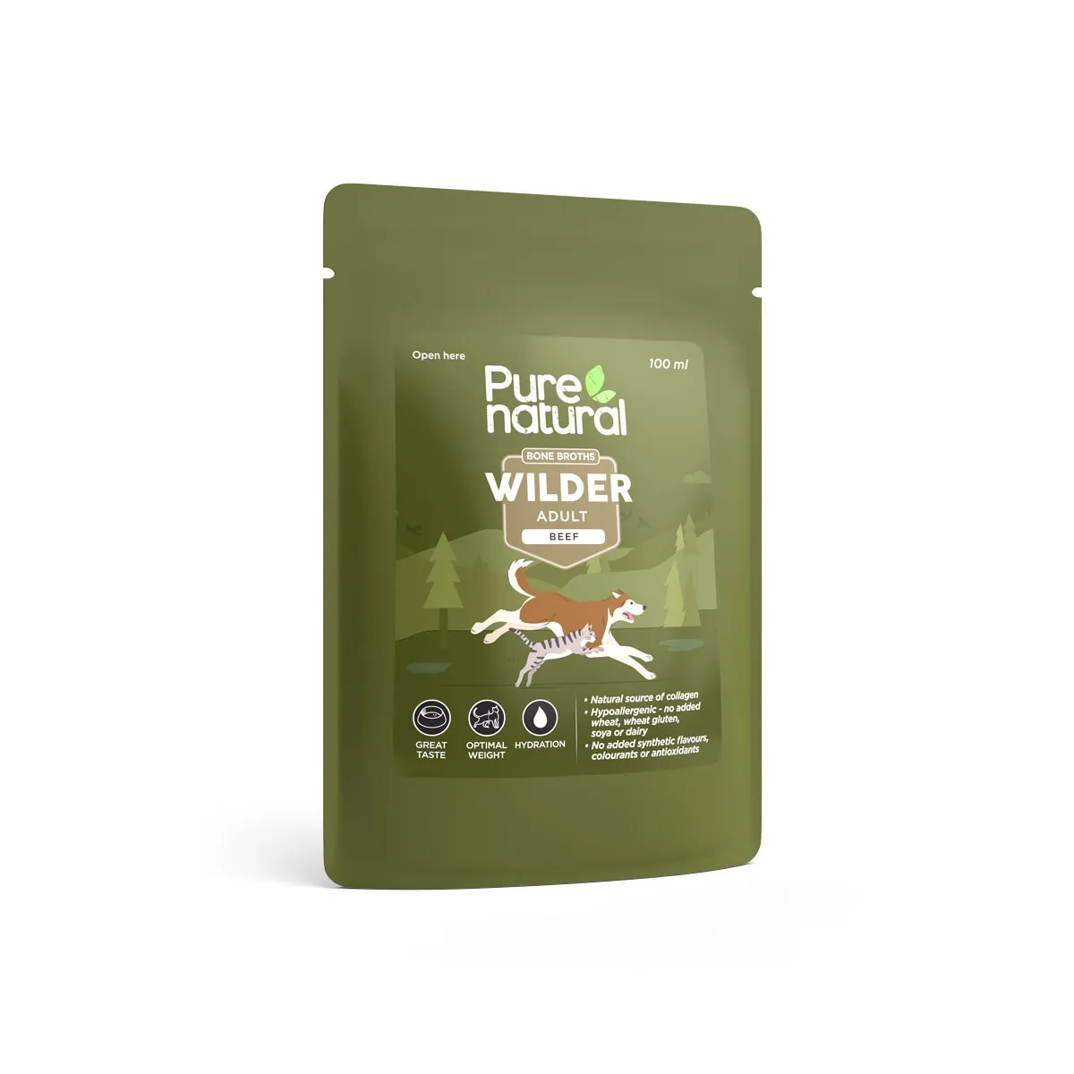 Purenatural puljong, veis, 100 ml - Tootepilt