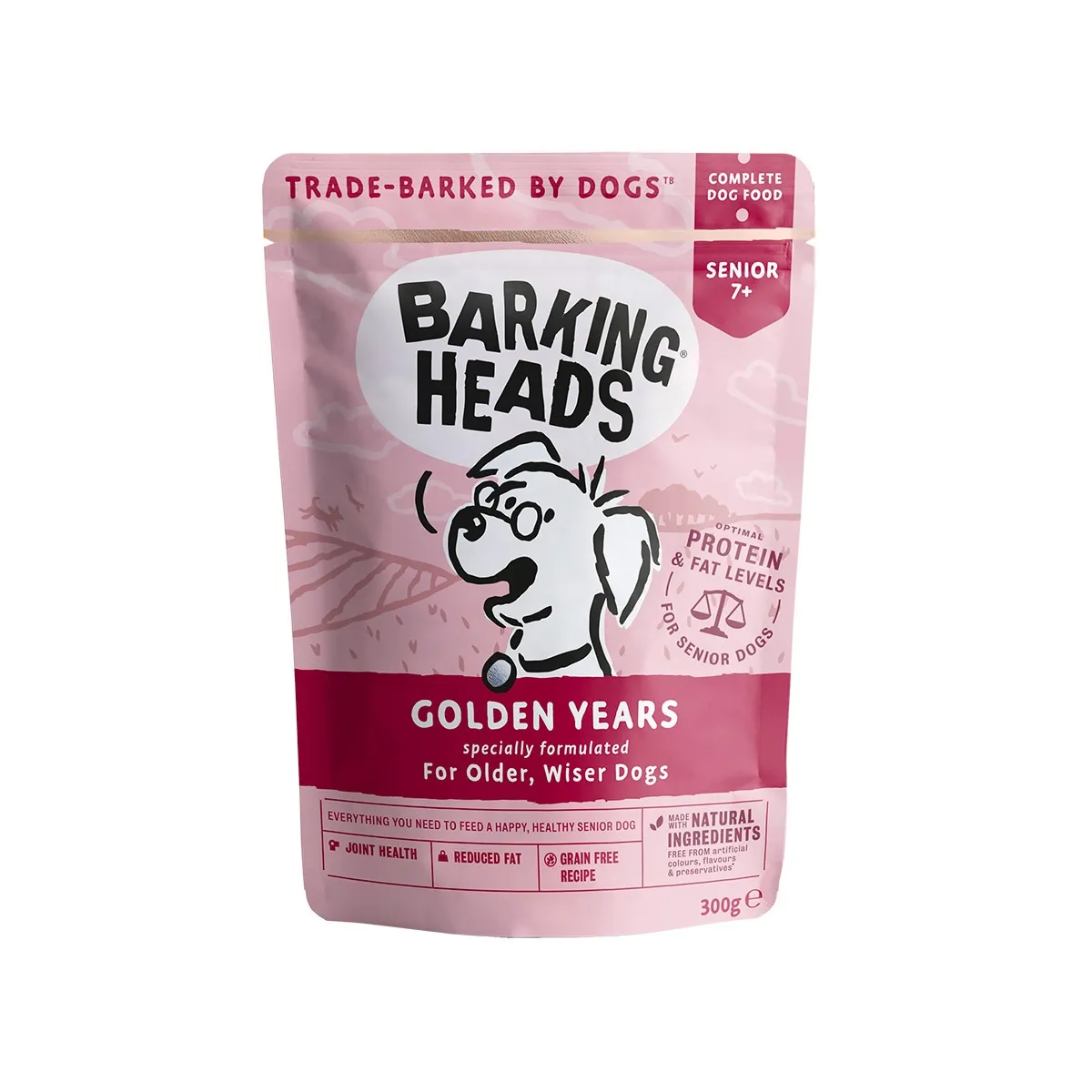Barking Heads Golden Years koera einekotike 300 g - Tootepilt 1