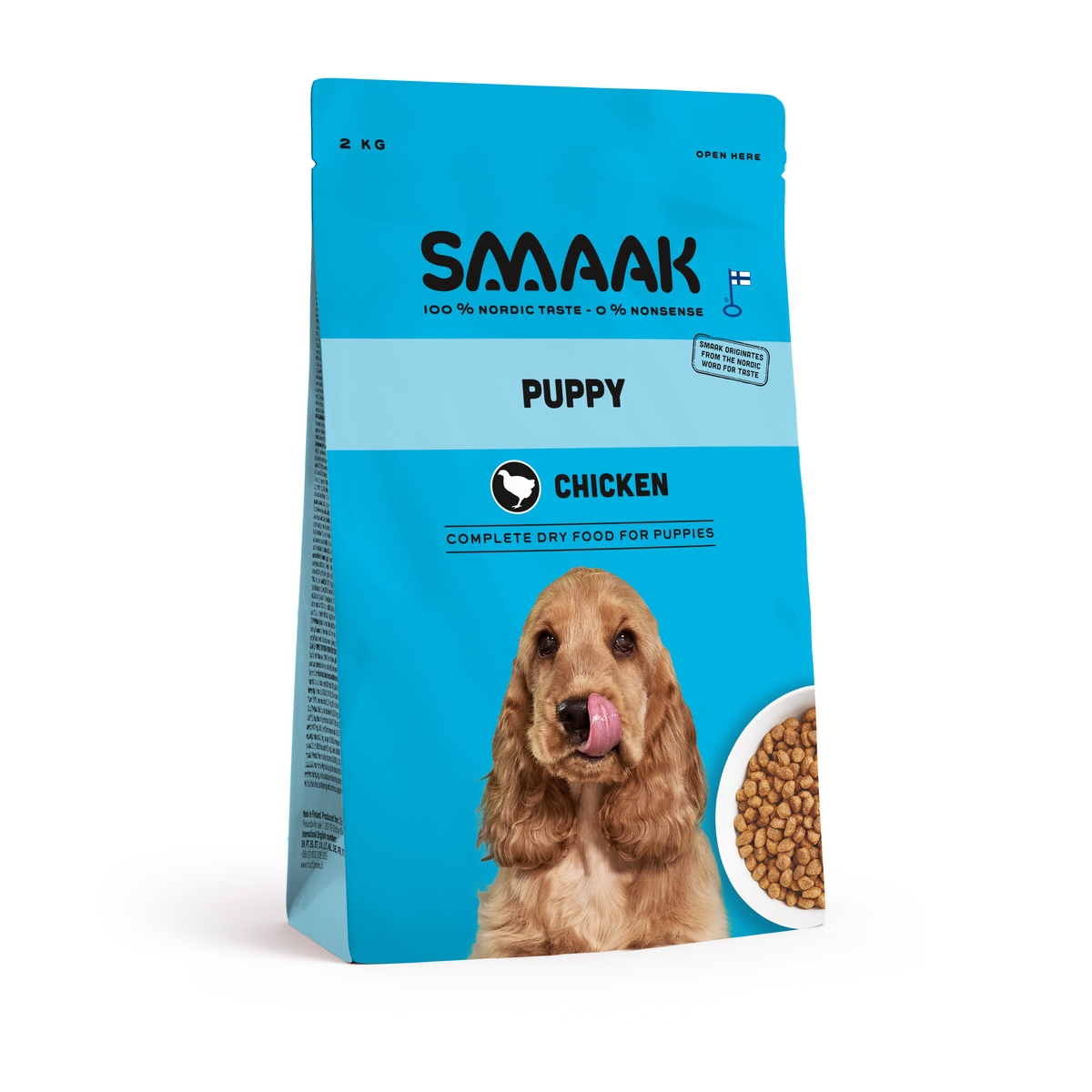 SMAAK kutsika kuivtoit, kana, 2 kg - Tootepilt