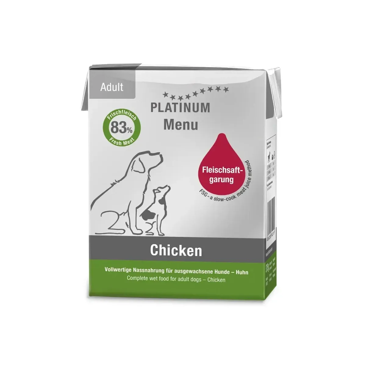 Platinum Menu konserv koerale, kanaga 375 g - Tootepilt 1