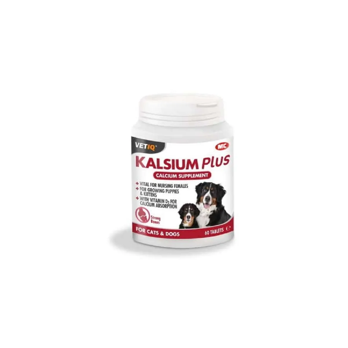 VETIQ kaltsium plus toidulisand N60 - Tootepilt