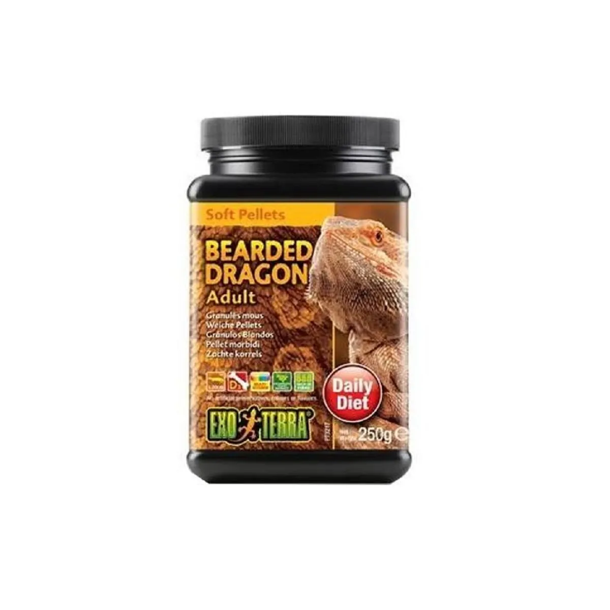 Exo Terra Bearded Dragon sööt täiskasvanud sisalikele, 250 g - Tootepilt 1