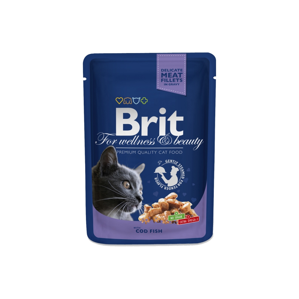Brit Premium einekotike kassidele, kalaga 100 g - Tootepilt